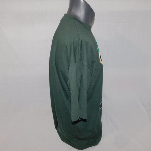 Worlds Tallest Leprechaun Saint Patricks Day missing head mens XL Green  Shirt - Picture 5 of 6